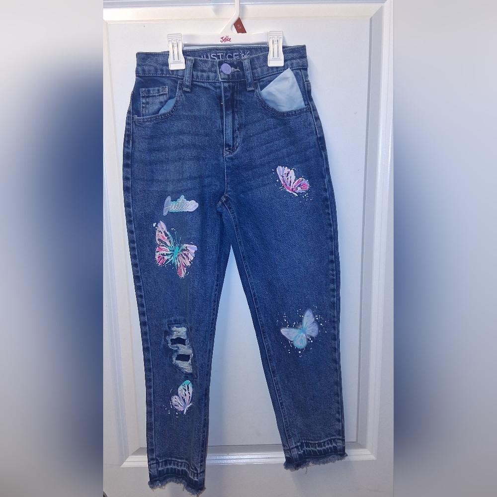 Justice Denim Jeans, Girls size 12